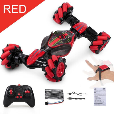 RC Car 24GHz 4WD RC Stunt Car Off Road Car RC Deformable All-Terrain Double-Sided Car with Gesture Sensor Watch Lights Music Kids
RC Car 24GHz 4WD RC Stunt Car Off Road Car RC Deformable All-Terrain Double-Sided Car with Gesture Sensor Watch Lights Music Kids