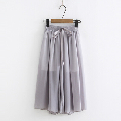 New Fashion Women Chiffon Wide Leg bow Pant Casual high waist Pant Summer Female Eastic Waist Thin Pants Trousers
New Fashion Women Chiffon Wide Leg bow Pant Casual high waist Pant Summer Female Eastic Waist Thin Pants Trousers