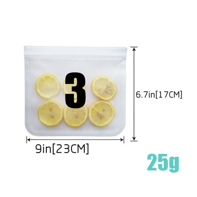 Food Storage Bag Reusable PEVA Environmental Safe BPA Lead Free Preservation Containers
Food Storage Bag Reusable PEVA Environmental Safe BPA Lead Free Preservation Containers