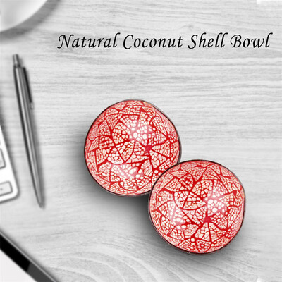 Toponeto Bowl Colorful Handmade Food Container Coconut Shell Paint Dishes Craft Natural
Toponeto Bowl Colorful Handmade Food Container Coconut Shell Paint Dishes Craft Natural