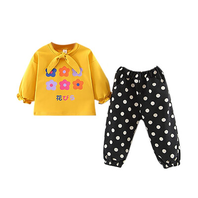 Children Spring Autumn Cartoon Printed Long Sleeve Sweater Round Collar Casual Tops Dot Print Pants
Children Spring Autumn Cartoon Printed Long Sleeve Sweater Round Collar Casual Tops Dot Print Pants
