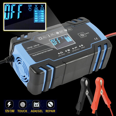 12V24V 8Amp Intelligent Automatic Battery Charger Maintainer Delivers 3 Stage Charging
12V24V 8Amp Intelligent Automatic Battery Charger Maintainer Delivers 3 Stage Charging