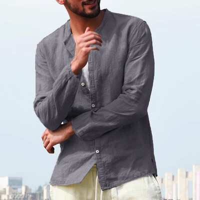 Toponeto Mens Baggy Cotton Linen Solid Button Long Sleeve Retro T Shirts Tops Blouse
Toponeto Mens Baggy Cotton Linen Solid Button Long Sleeve Retro T Shirts Tops Blouse