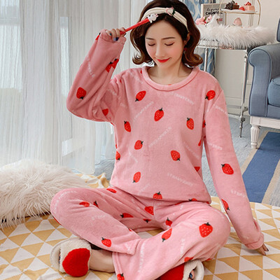 Women Pajamas Set Autumn Winter Kawaii Cartoon Printed Nightgown Cute Sleepwear Casual Homewear Female Nightwear
Women Pajamas Set Autumn Winter Kawaii Cartoon Printed Nightgown Cute Sleepwear Casual Homewear Female Nightwear