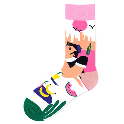 Women Men Harajuku Flower Cartoon Pattern Socks Funny Cotton Dress Casual Wedding Socks Colorful Novelty Skateboard Socks
Women Men Harajuku Flower Cartoon Pattern Socks Funny Cotton Dress Casual Wedding Socks Colorful Novelty Skateboard Socks