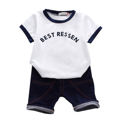 Baby Boys Print Letter T-ShirtShort Pants High Quality 2pcs Sets Kids Children New Summer Soft Cotton Fashion Clothing Sets
Baby Boys Print Letter T-ShirtShort Pants High Quality 2pcs Sets Kids Children New Summer Soft Cotton Fashion Clothing Sets