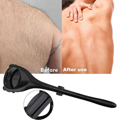 Mens Fashion Two Head Blade Back Hair Shaver Trimmer Body Leg Razor Long Handle Removal Razors
Mens Fashion Two Head Blade Back Hair Shaver Trimmer Body Leg Razor Long Handle Removal Razors