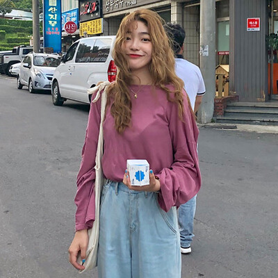 Basic Simple Solid Color Tee Shirt Women T Shirts Long Sleeve O-Neck T Shirt Loose Fit Pullover Casual Basic T-Shirts Tops
Basic Simple Solid Color Tee Shirt Women T Shirts Long Sleeve O-Neck T Shirt Loose Fit Pullover Casual Basic T-Shirts Tops