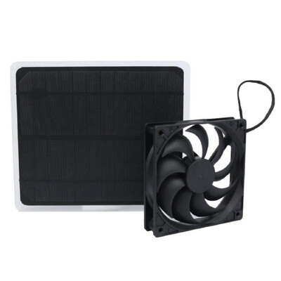 10W Solar Panel with USB Port Fan Ventilator Monocrystalline Silicon Solar Cell for RV Greenhouse Dog Chicken House Outdoor Campin
10W Solar Panel with USB Port Fan Ventilator Monocrystalline Silicon Solar Cell for RV Greenhouse Dog Chicken House Outdoor Campin