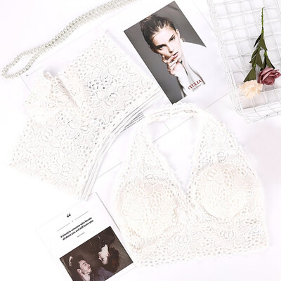 Hot Lace Sexy Wire Free Halter Bra Set Push Up Bralette Lingerie Women 2 piece Underwear Set Solid Color Bras&Panties Set
Hot Lace Sexy Wire Free Halter Bra Set Push Up Bralette Lingerie Women 2 piece Underwear Set Solid Color Bras&Panties Set