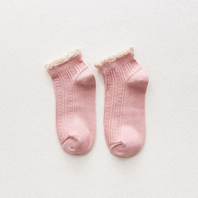 1pairs Japanese Basic Models Solid Color Retro Cloth Female Socks Medium Tube Cotton Harajuku Sweet Lace Fringe Ankle Socks
1pairs Japanese Basic Models Solid Color Retro Cloth Female Socks Medium Tube Cotton Harajuku Sweet Lace Fringe Ankle Socks