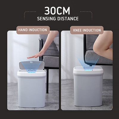 Black-Home bedroom Creative home smart trash Square automatic induction electric plastic bucket-Battery kick-Battery kick
Black-Home bedroom Creative home smart trash Square automatic induction electric plastic bucket-Battery kick-Battery kick
