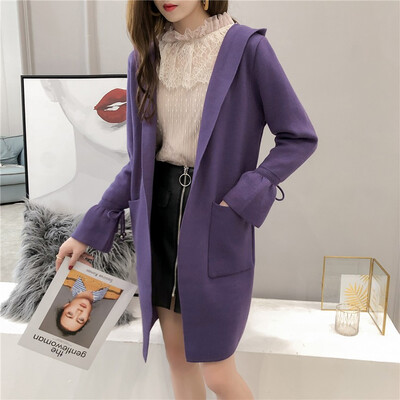 Fall 2018 new sweater womens long cap waist horn sleeves knitted jacket womens euramerican style
Fall 2018 new sweater womens long cap waist horn sleeves knitted jacket womens euramerican style