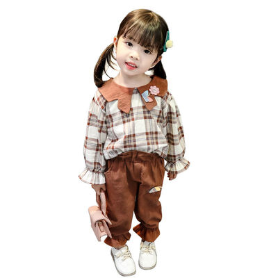 Baby Clothes Set For Girl Long Sleeve Fashion Plaid Blouse TopPants 2pcs Baby Girl Clothes Kid Girl Clothing Sets
Baby Clothes Set For Girl Long Sleeve Fashion Plaid Blouse TopPants 2pcs Baby Girl Clothes Kid Girl Clothing Sets