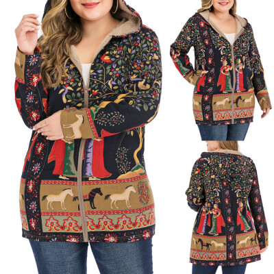 Tailored Womens Winter Warm Outwear Print Hooded Pockets Vintage Oversize Hasp Coats
Tailored Womens Winter Warm Outwear Print Hooded Pockets Vintage Oversize Hasp Coats