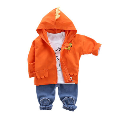 Autumn Baby Boy Clothes Long Sleeve Cartoon Dinosaur Print T-shirtHoodie SweatshirtPants Trousers Casual Outfits 3pcs
Autumn Baby Boy Clothes Long Sleeve Cartoon Dinosaur Print T-shirtHoodie SweatshirtPants Trousers Casual Outfits 3pcs