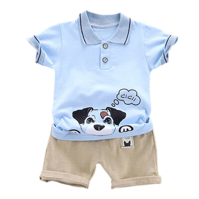 New Cartoon Dog Print Summer Children Boys Clothes Sets Boy Casual 2Pcs Kids T-shirt TopsShorts Clothes Suit
New Cartoon Dog Print Summer Children Boys Clothes Sets Boy Casual 2Pcs Kids T-shirt TopsShorts Clothes Suit