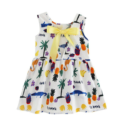 Summer Girl Dress Kids Sleeveless Printing Pattern Cotton Vestidos Children Clothes
Summer Girl Dress Kids Sleeveless Printing Pattern Cotton Vestidos Children Clothes