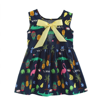 Summer Girl Dress Kids Sleeveless Printing Pattern Cotton Vestidos Children Clothes
Summer Girl Dress Kids Sleeveless Printing Pattern Cotton Vestidos Children Clothes