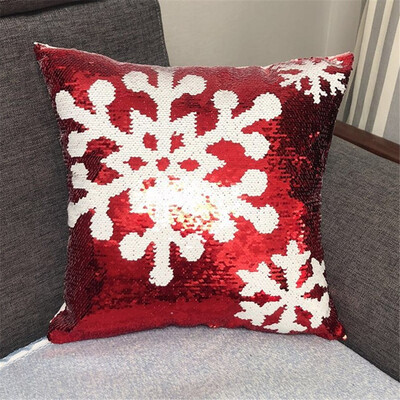 Pillow Christmas Snowflake Deer Head Pattern Sequins Positioning Embroidering Pillow
Pillow Christmas Snowflake Deer Head Pattern Sequins Positioning Embroidering Pillow
