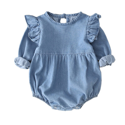 Autumn Baby Clothes Baby Girls Rompers Cute Denim Newborn Baby Clothing For Girls Infant Jumpsuit for 0-24M
Autumn Baby Clothes Baby Girls Rompers Cute Denim Newborn Baby Clothing For Girls Infant Jumpsuit for 0-24M