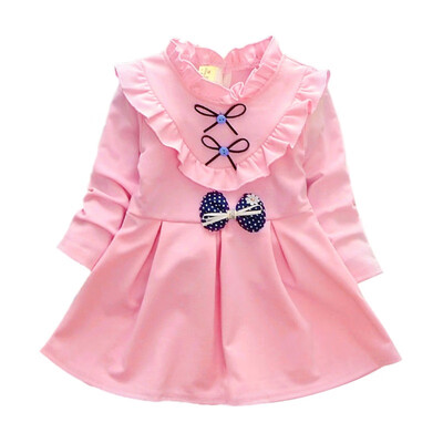 2019 Autumn Casual Baby Girls Clothes Princess Dress Long Sleeve Bowknot Design Dress Children Pageant Sundress
2019 Autumn Casual Baby Girls Clothes Princess Dress Long Sleeve Bowknot Design Dress Children Pageant Sundress