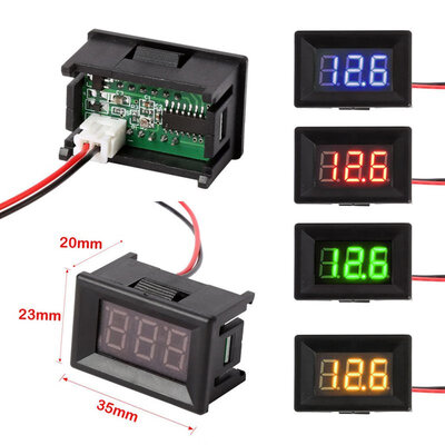 Digital Voltmeter DC 25V to 30V Digital Voltmeter Voltage Panel Meter 2 Wires Home Use
Digital Voltmeter DC 25V to 30V Digital Voltmeter Voltage Panel Meter 2 Wires Home Use