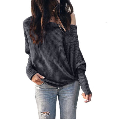 Strapless Lantern Sleeve T-Shirt Womens Long Sleeve Simple Solid Color Casual Joker Loose Autumn New Fashion Micro Sexy
Strapless Lantern Sleeve T-Shirt Womens Long Sleeve Simple Solid Color Casual Joker Loose Autumn New Fashion Micro Sexy