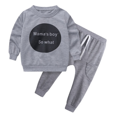 2019 Spring Autumn Fashion Baby Girl Boy Toddler Letter Print Tops Long Pants Outfits Set Newborn Kids Set 2pcs
2019 Spring Autumn Fashion Baby Girl Boy Toddler Letter Print Tops Long Pants Outfits Set Newborn Kids Set 2pcs