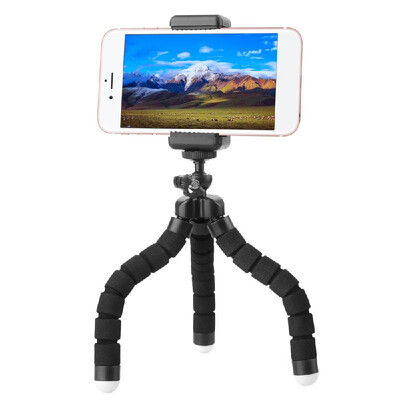 Mini Flexible Sponge Octopus Stand Tripod with BT Remote for iPhone Samsung Huawei Mobile Phone Tripod Stand Holder Gopro Camera D
Mini Flexible Sponge Octopus Stand Tripod with BT Remote for iPhone Samsung Huawei Mobile Phone Tripod Stand Holder Gopro Camera D