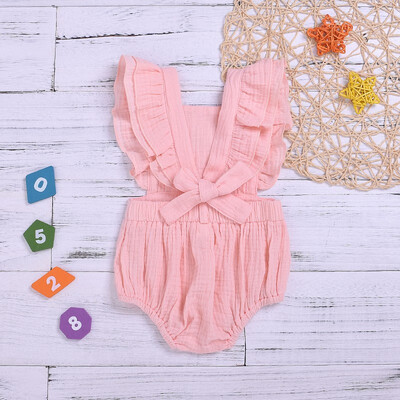 High Quality Infant Rompers Cute Baby Newborn Girls Backless Design Jumpsuit Flare Sleeve Romper Infant Casual Outfits
High Quality Infant Rompers Cute Baby Newborn Girls Backless Design Jumpsuit Flare Sleeve Romper Infant Casual Outfits