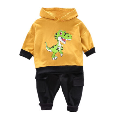 Autumn Baby Boy Clothes Cotton Kids Clothes Long Sleeve Cartoon Dinosaur Print Hoodie SweatshirtTrousers Pants Casual Sets
Autumn Baby Boy Clothes Cotton Kids Clothes Long Sleeve Cartoon Dinosaur Print Hoodie SweatshirtTrousers Pants Casual Sets