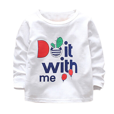 Autumn T-Shirts Baby Boys Long Sleeve T-Shirts Kids Girls Cartoon Letter Printed Tops Tees Blouse
Autumn T-Shirts Baby Boys Long Sleeve T-Shirts Kids Girls Cartoon Letter Printed Tops Tees Blouse
