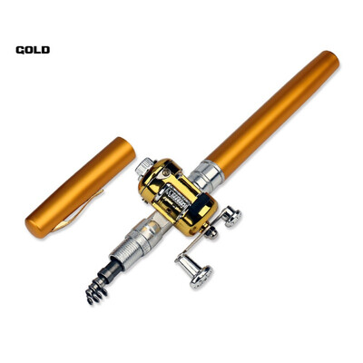 Pocket Telescopic Mini Fishing Pole Pen Shape Folded Fishing Rod With Reel Wheel Dropshipping
Pocket Telescopic Mini Fishing Pole Pen Shape Folded Fishing Rod With Reel Wheel Dropshipping