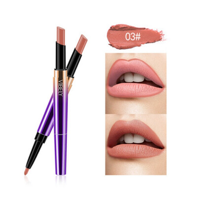 Semi-Matte 10 Color Double-end Lipstick Pencil Waterproof Long Lasting Red Lip Stick Matte Liner Pen Lipstick Lipliner Makeup
Semi-Matte 10 Color Double-end Lipstick Pencil Waterproof Long Lasting Red Lip Stick Matte Liner Pen Lipstick Lipliner Makeup