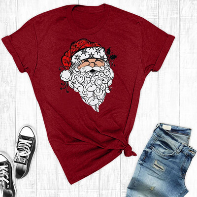 Tailored Womens Christmas Letter Printed Round Neck Short Sleeve T-shirts Tops Blouse
Tailored Womens Christmas Letter Printed Round Neck Short Sleeve T-shirts Tops Blouse