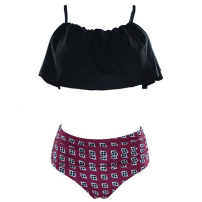 Women High Waist Bikini Set Push Up Retro Ruffle High Waisted Bikini Halter Neck Bikini Two Piece Bathing Suit Swimming Swi Pro
Women High Waist Bikini Set Push Up Retro Ruffle High Waisted Bikini Halter Neck Bikini Two Piece Bathing Suit Swimming Swi Pro
