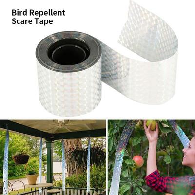 Double-sided Reflective Scare Bird Tape Bird Repellent Scare Tape for Home Garden&Farm
Double-sided Reflective Scare Bird Tape Bird Repellent Scare Tape for Home Garden&Farm