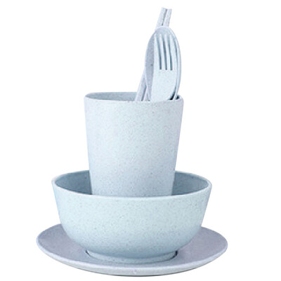 6pcsset Wheat Straw Outdoor Portable Bowl Cup Spoon Fork Chopsticks Kit Tableware Set
6pcsset Wheat Straw Outdoor Portable Bowl Cup Spoon Fork Chopsticks Kit Tableware Set