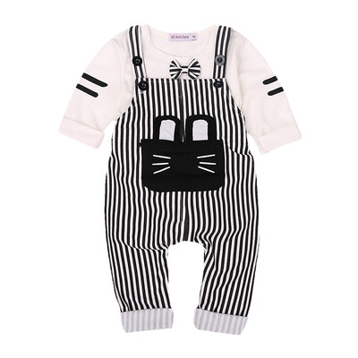 Toddler Infant Boy Casual Sets Boys Baby Autumn Outfits Kids Long Sleeve TopStripe Strap Trousers Sets 6-24M
Toddler Infant Boy Casual Sets Boys Baby Autumn Outfits Kids Long Sleeve TopStripe Strap Trousers Sets 6-24M