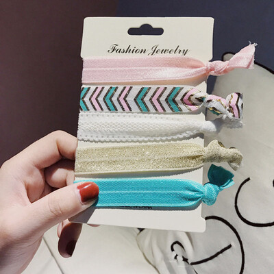 Cute Temperament Retro Style Female Knotted Hair Rope Five-piece Fashion Beautiful Womens Hair Rope
Cute Temperament Retro Style Female Knotted Hair Rope Five-piece Fashion Beautiful Womens Hair Rope