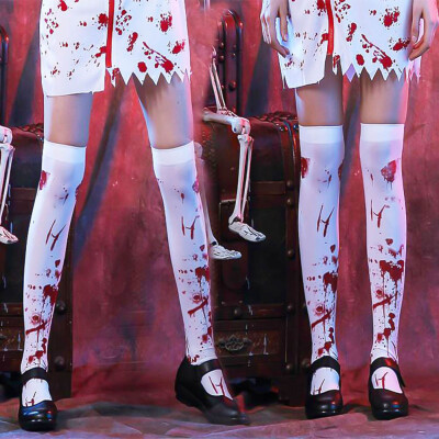 Women Halloween Long Socks Sexy Horror White Halloween Party Bloody Nurse Fancy Long Socks
Women Halloween Long Socks Sexy Horror White Halloween Party Bloody Nurse Fancy Long Socks
