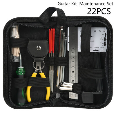 22PCS Guitar Care Tool Repairing Maintenance Cleaning Tools Kit Set for Electric Bass
22PCS Guitar Care Tool Repairing Maintenance Cleaning Tools Kit Set for Electric Bass