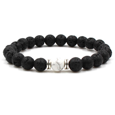 8 mm Natural Stone Energy Volcanic Stone Chakra Yoga Manual Flanging Bracelet Unisex Pair Bracelet Jewellery Hot Gift
8 mm Natural Stone Energy Volcanic Stone Chakra Yoga Manual Flanging Bracelet Unisex Pair Bracelet Jewellery Hot Gift