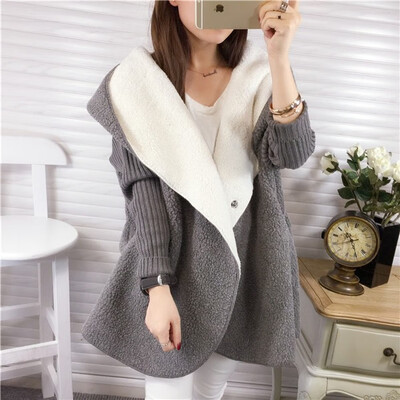 2018 sweater autumn winter clothing new large size thick lamb warm long cardigan womens coat wholesale
2018 sweater autumn winter clothing new large size thick lamb warm long cardigan womens coat wholesale