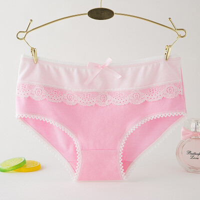 Women Sexy Briefs Lace Cotton Panties Breathable Girls Underpants Ladies Lace Briefs
Women Sexy Briefs Lace Cotton Panties Breathable Girls Underpants Ladies Lace Briefs