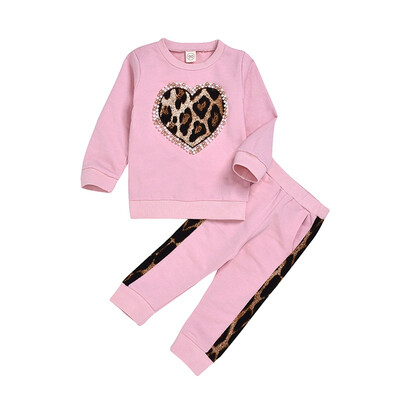 Newborn Infantil Toddler Kids Baby Girls Leopard Long Sleeve T-shirt Cotton Sweatshirt Pants 2PCS Set Girl Clothes Outfit
Newborn Infantil Toddler Kids Baby Girls Leopard Long Sleeve T-shirt Cotton Sweatshirt Pants 2PCS Set Girl Clothes Outfit