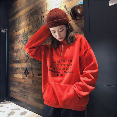 2018 Winter New Fashion Women Pullovers Tops Turtleneck Warm Number And Letters Printed Long Sleeve Sweatshirts Female Tracksuit
2018 Winter New Fashion Women Pullovers Tops Turtleneck Warm Number And Letters Printed Long Sleeve Sweatshirts Female Tracksuit