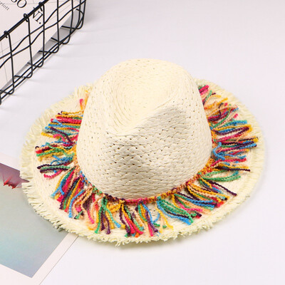 Individual female summer sunscreen straw hat travel eaves Liusu beach sunshade hat parents&children leisure hat
Individual female summer sunscreen straw hat travel eaves Liusu beach sunshade hat parents&children leisure hat