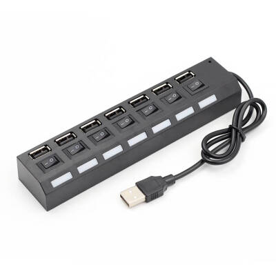 4 Port7 Port USB Hub Multi USB Splitter with onoff Switch Plug Power Adapter for PC Notebook Laptop
4 Port7 Port USB Hub Multi USB Splitter with onoff Switch Plug Power Adapter for PC Notebook Laptop